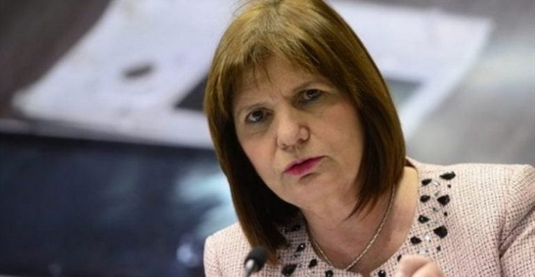 La exministra de Seguridad Patricia Bullrich (Web)