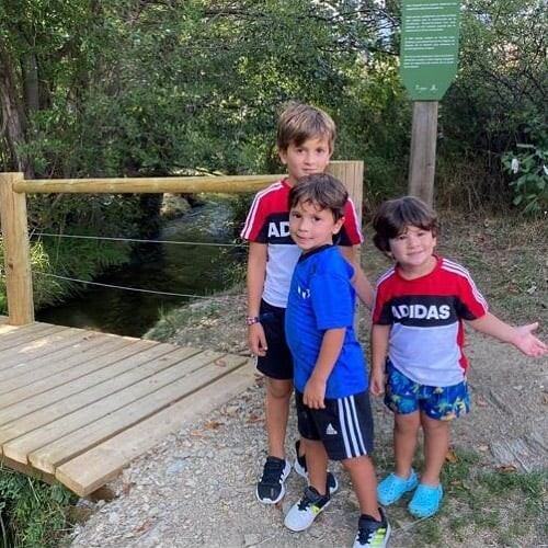 Messi volvió a publicar en Instagram con una foto de Thiago, Mateo y Ciro (Foto: Instagram)