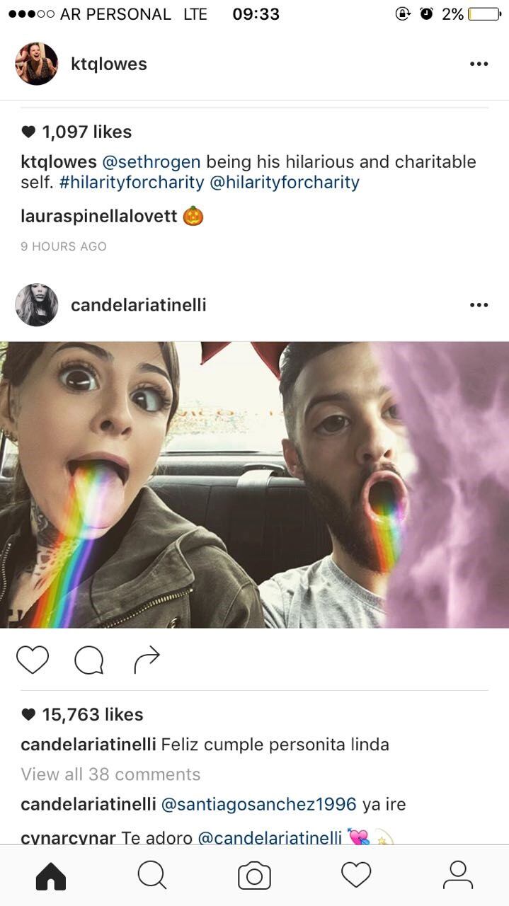 Candelaria Tinelli novio