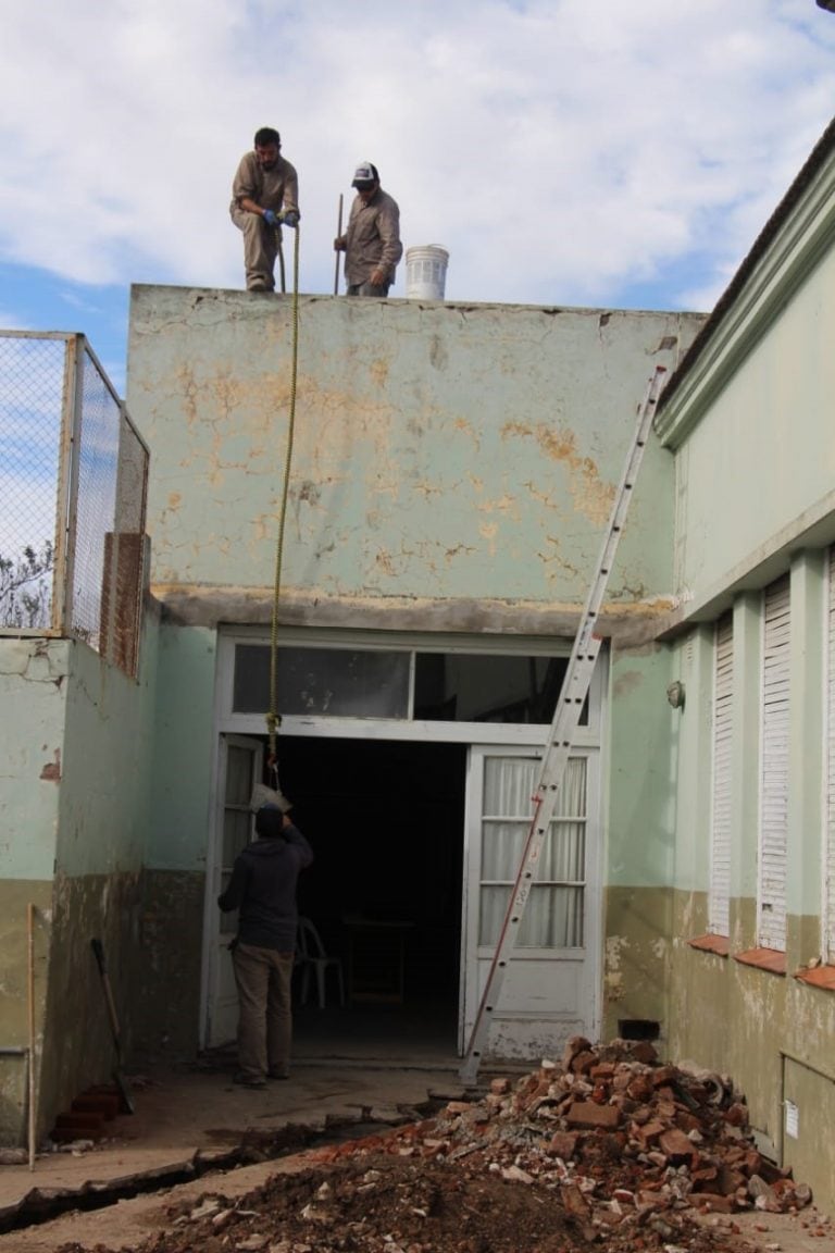 Obras en distintas escuelas de Tres Arroyos