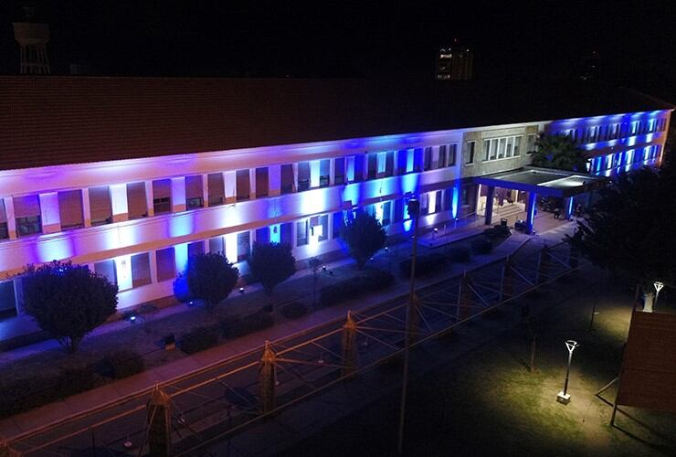 Homenaje a la Patria en el Hospital de San Luis.