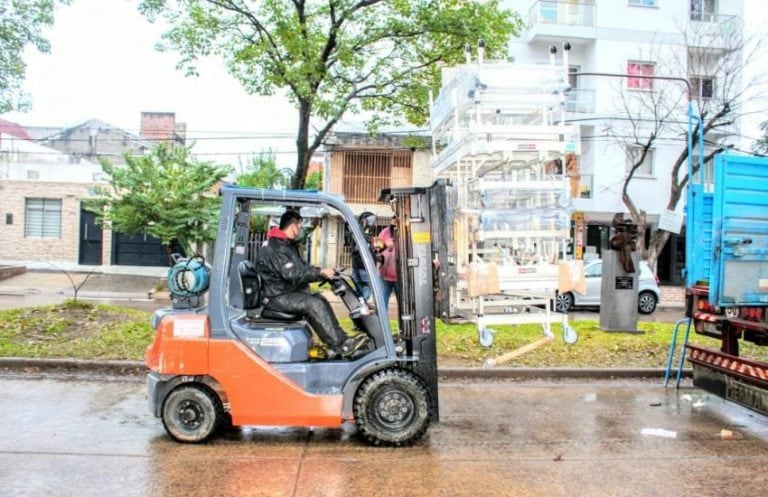 Salud recibió de Nación camas y elementos para la atención de pacientes con coronavirus