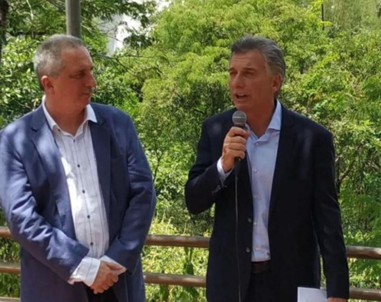 Conferencia de prensa de Macri en el Parque Nacional Iguazú. (Foto: Captura)