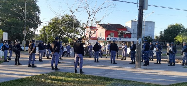 La Policía despliega controles para asegurar el aislamiento