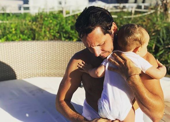 Benjamín y su hija Magnolia (Foto: Instagram)