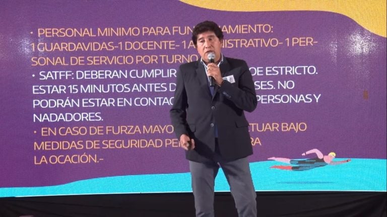 El director de Deportes de la Provincia, Hugo Flores, explicó los alcances de las nuevas medidas que flexibilización de la práctica de actividad deportiva en Jujuy.