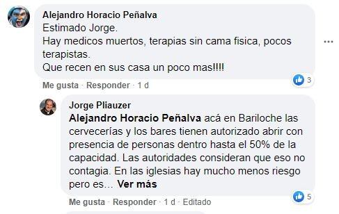 Opiniones cruzadas tras los dichos del sacerdote en Bariloche (web)