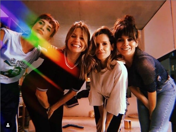 Celeste Cid, Marcela Kloosterboer, Violeta Urtizberea y Natalie Pérez