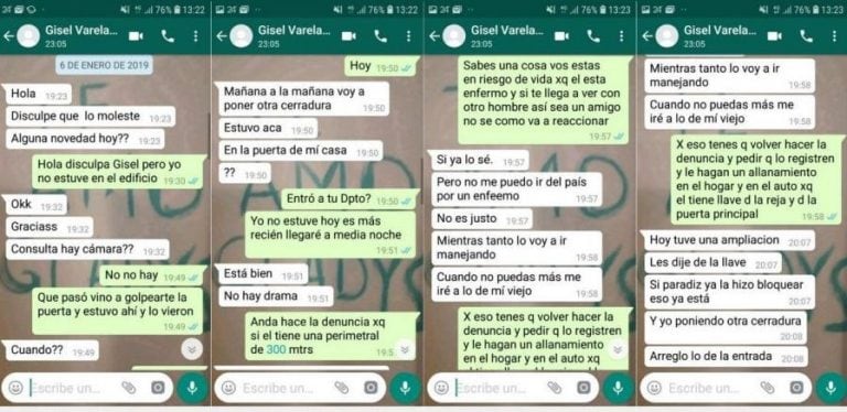 "No me puedo ir del país por un enfermo", el último mensaje de la policía asesinada por su ex (La Capital de Mar del Plata).