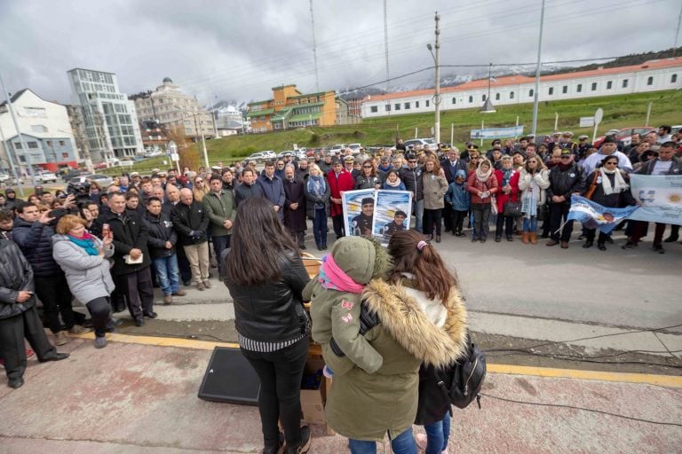 Homenaje a un año de la última zarpada del submarino A.R.A San Juan