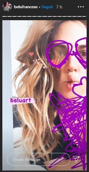 Las stories de Belén Francese (Instagram)