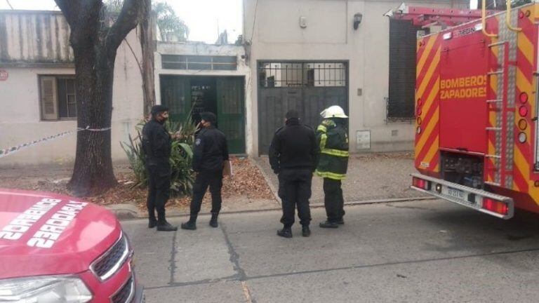 El incendio fatal se desencadenó en Moreno al 3300. (Twitter)