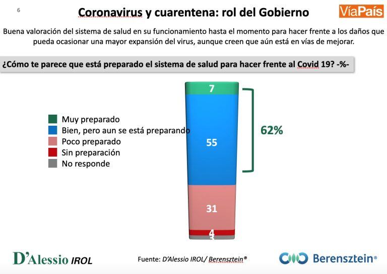 El coronavirus y el sistema de salud. (Fuente: D´Alessio IROL y Berensztein)