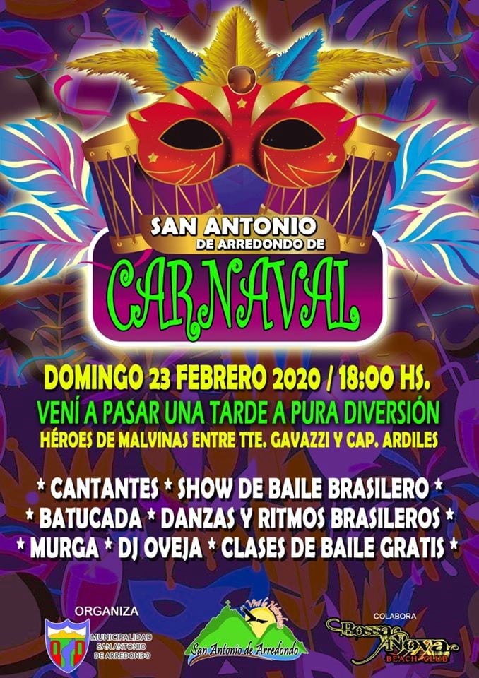 Carnavales en San Antonio de Arredondo.