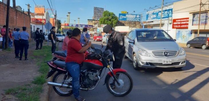 Controles en las principales vías de acceso a la capital de Misiones. (MisionesOnline)