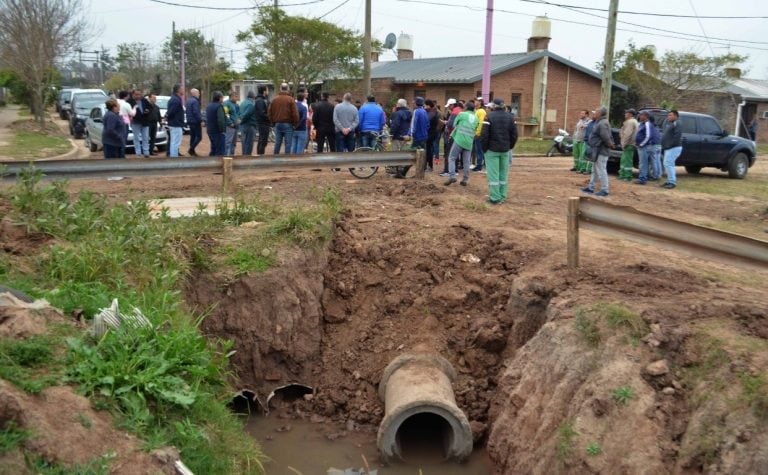 Una obra necesaria para proteger a una extensa barriada de posibles anegamientos ante grandes lluvias.