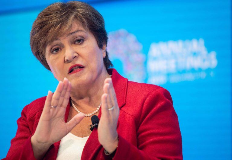 Georgieva reconoció que tuvo una conversación “muy constructiva” con Alberto Fernández.