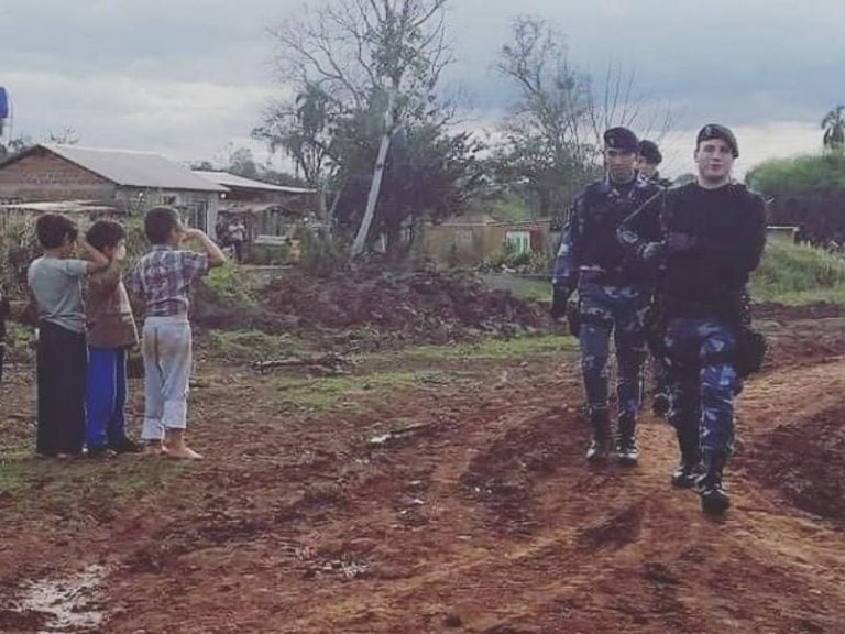 Despliegue de la Guardia de Infantería en el interior de Misiones.