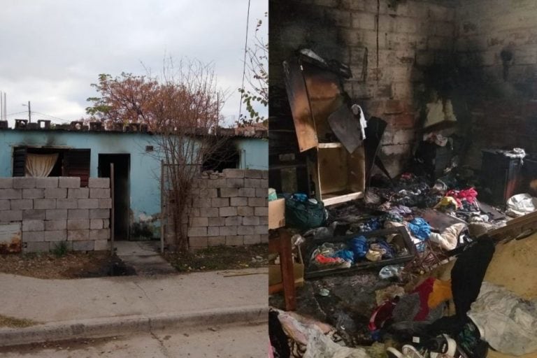 Dos niños de 2 y 5 años tiraron una toalla sobre la estufa y se incendió la casa. (FM Profesional)