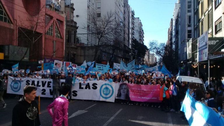 Marcha pro vida en Córdoba