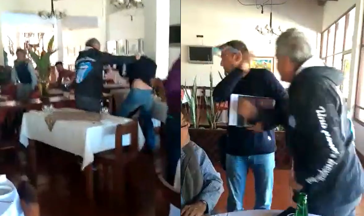 Casanovas fue golpeado en un restaurante en Salta por una de las víctimas de fraude.