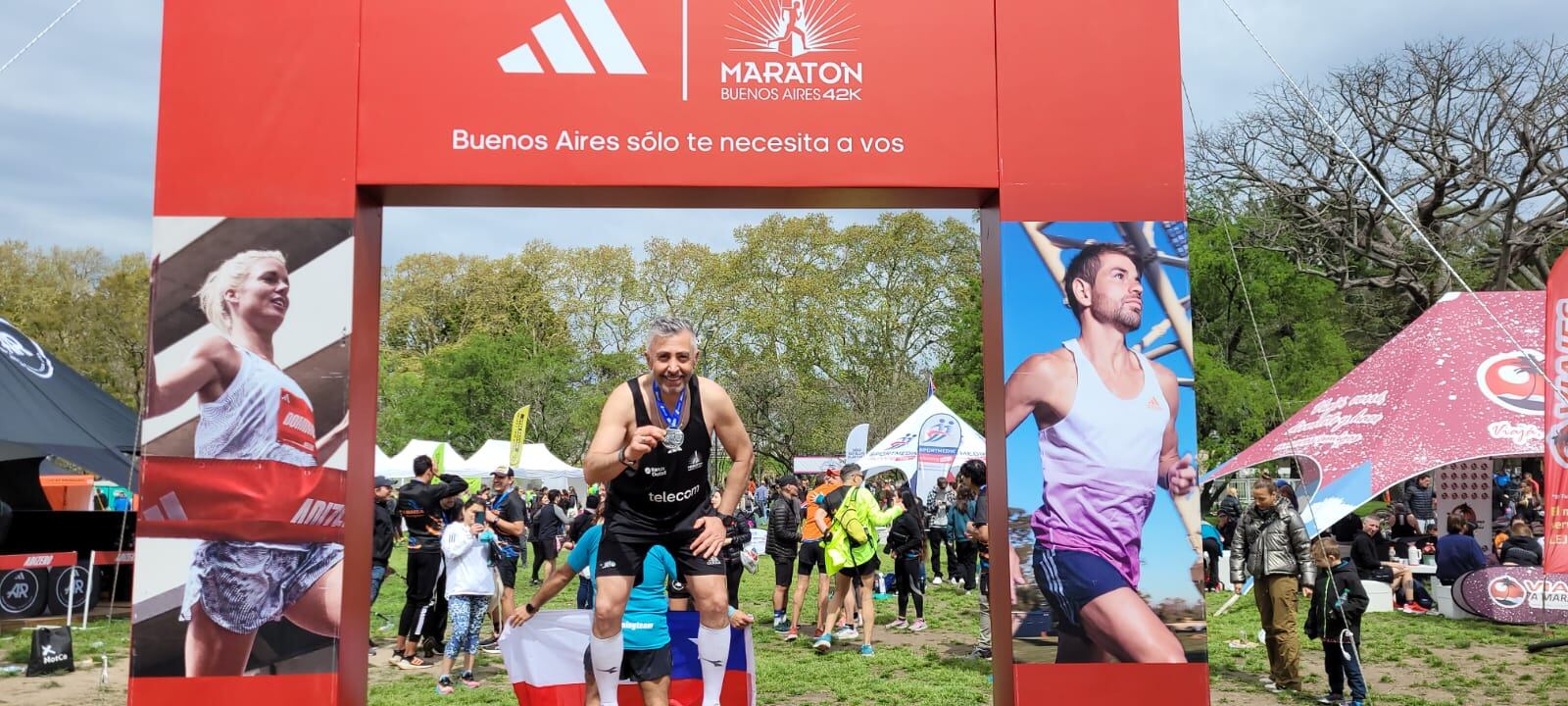 Pedro Iudicello, un representante cordobés en la martón Buenos Aires.