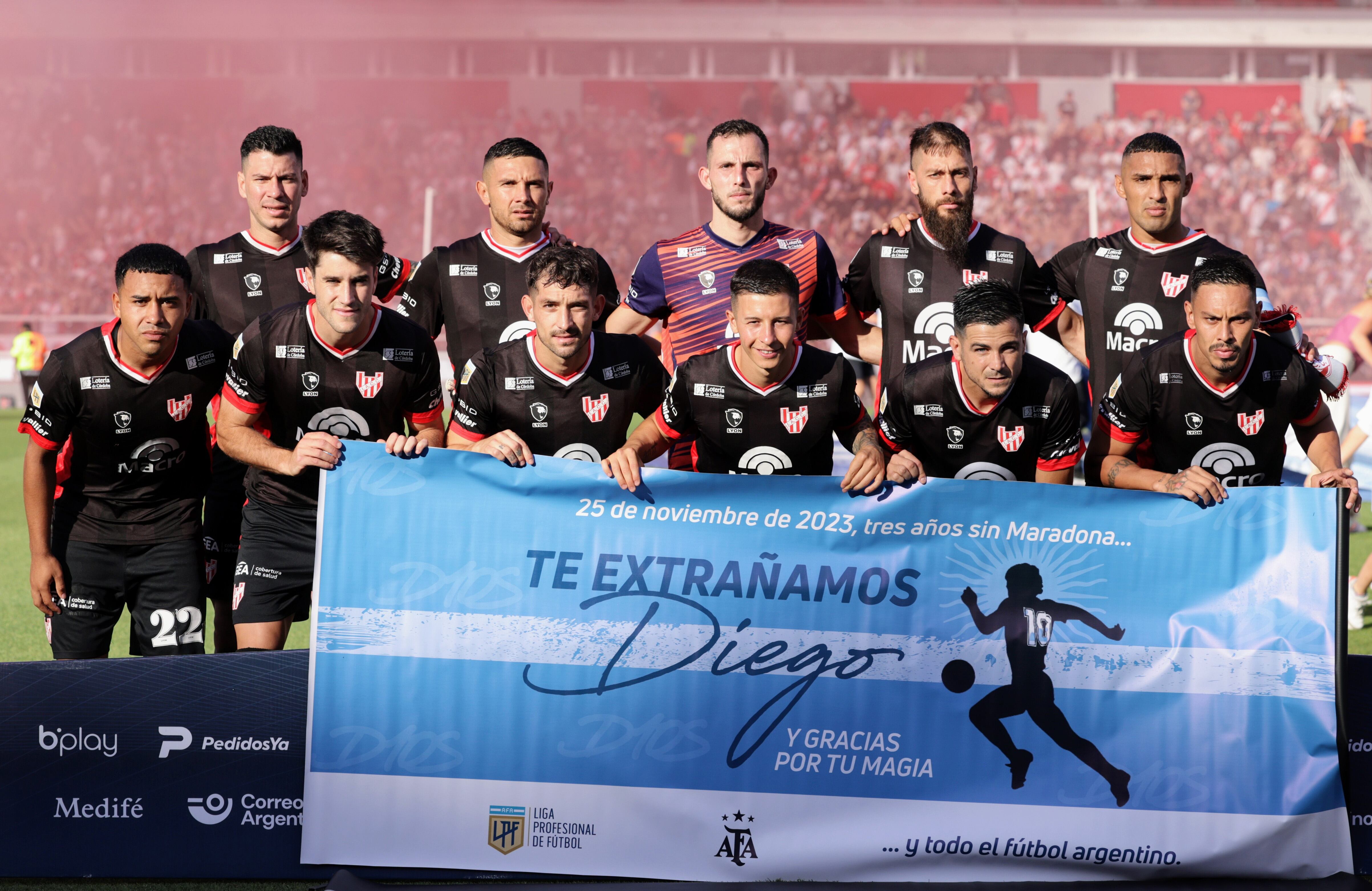 Instituto en su partido ante River, por la fecha 14. (Fotobaires).