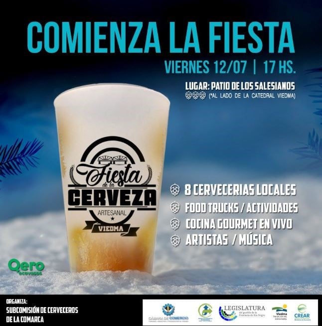 Fiesta de la Cerveza Artesanal en Viedma.