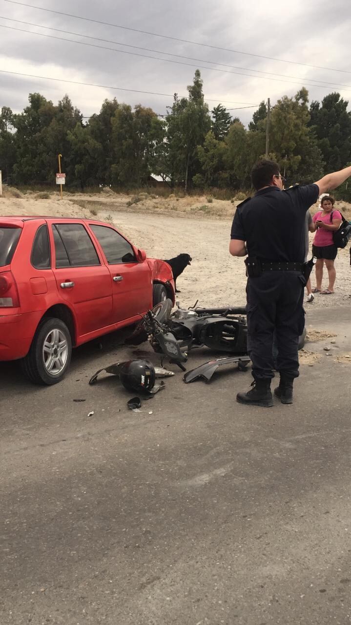 La policía acudió al lugar