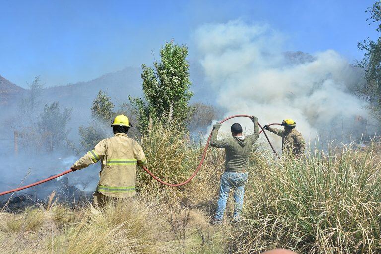 Incendios forestales en San Luis