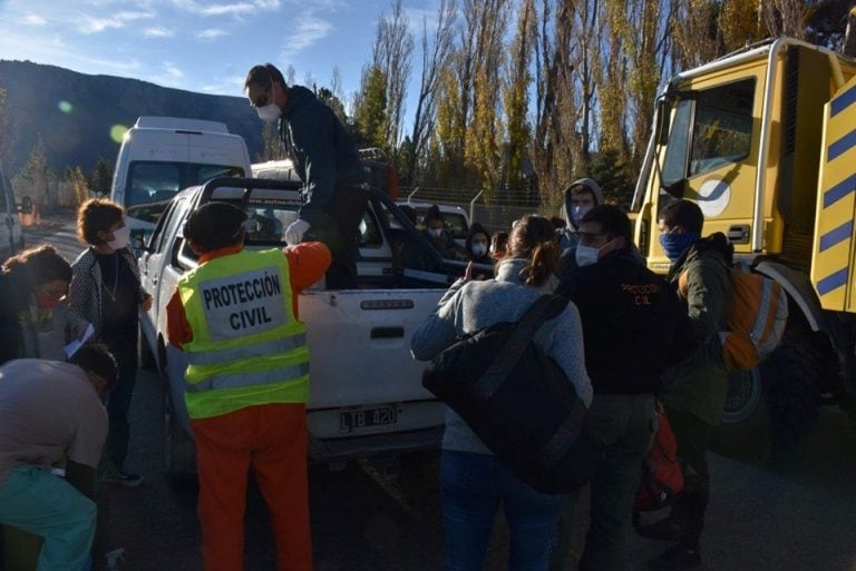 La mayoría de los repatriados eran de la zona cordillerana.