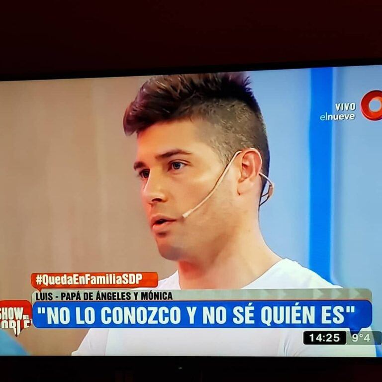 El joven pasó por el programa El Show del Problema