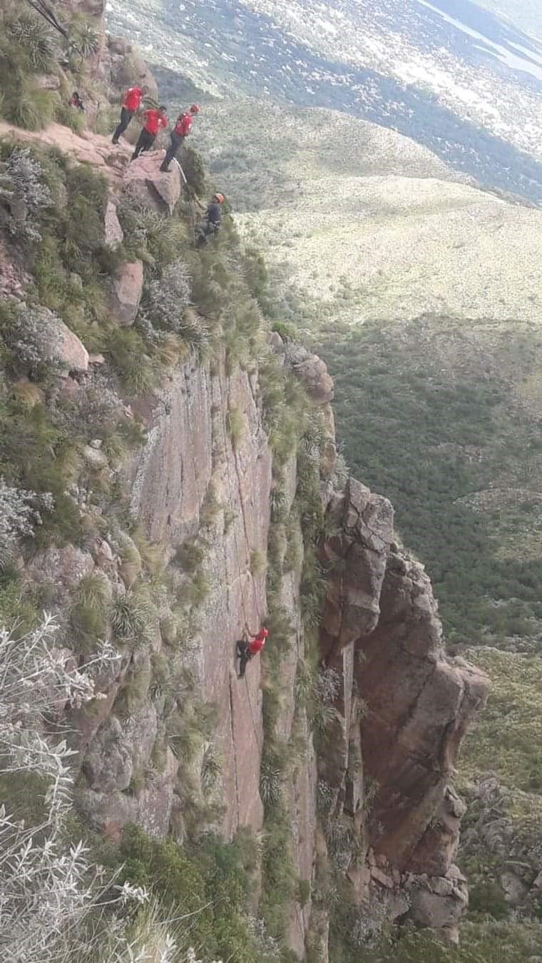 Así es el sitio por donde rescataron el cadáver hallado. (Foto: gentileza Cadena 3).