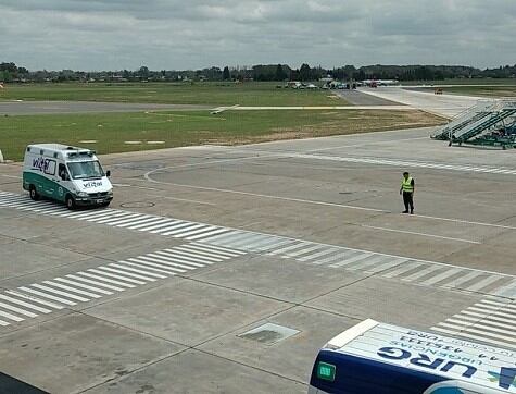 Simulacro de accidente en el aeropuerto de Rosario (Aeropuerto Internacional de Rosario)