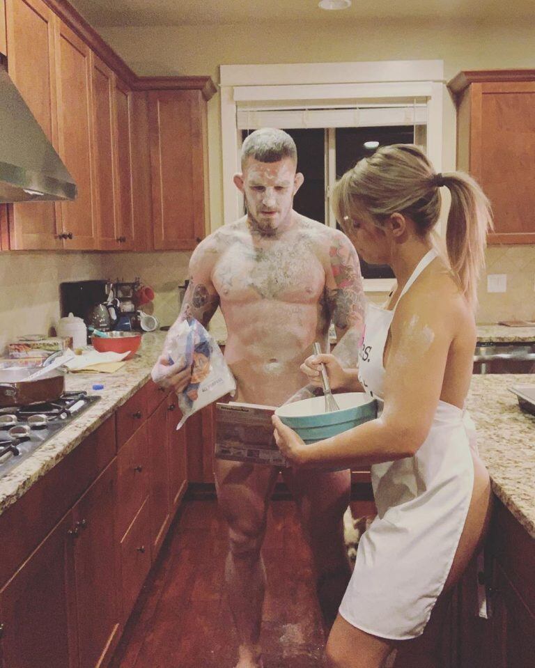 Paige VanZant y Austin Vanderford, la pareja que entrena desnuda (Foto: Instagram)