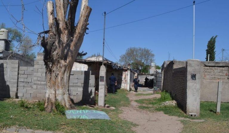 Venezuela 923, la casa de la ex de la víctima. Allí pasó la pelea que terminó con Bazán acuchillado.