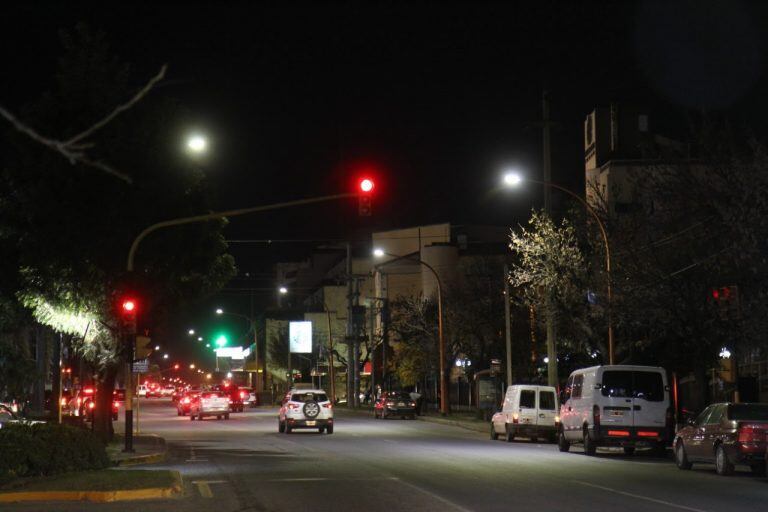 Nuevas luces LED en Carlos Paz