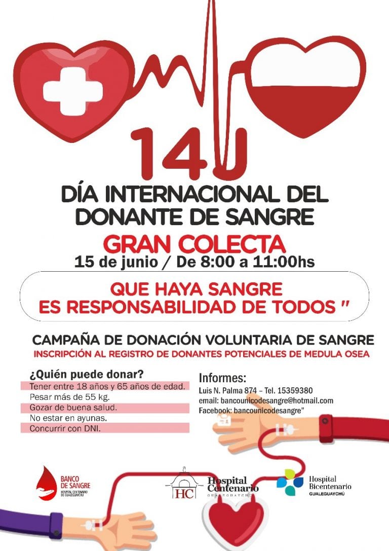 Campaña día Internacional del donante
Crédito: H-C