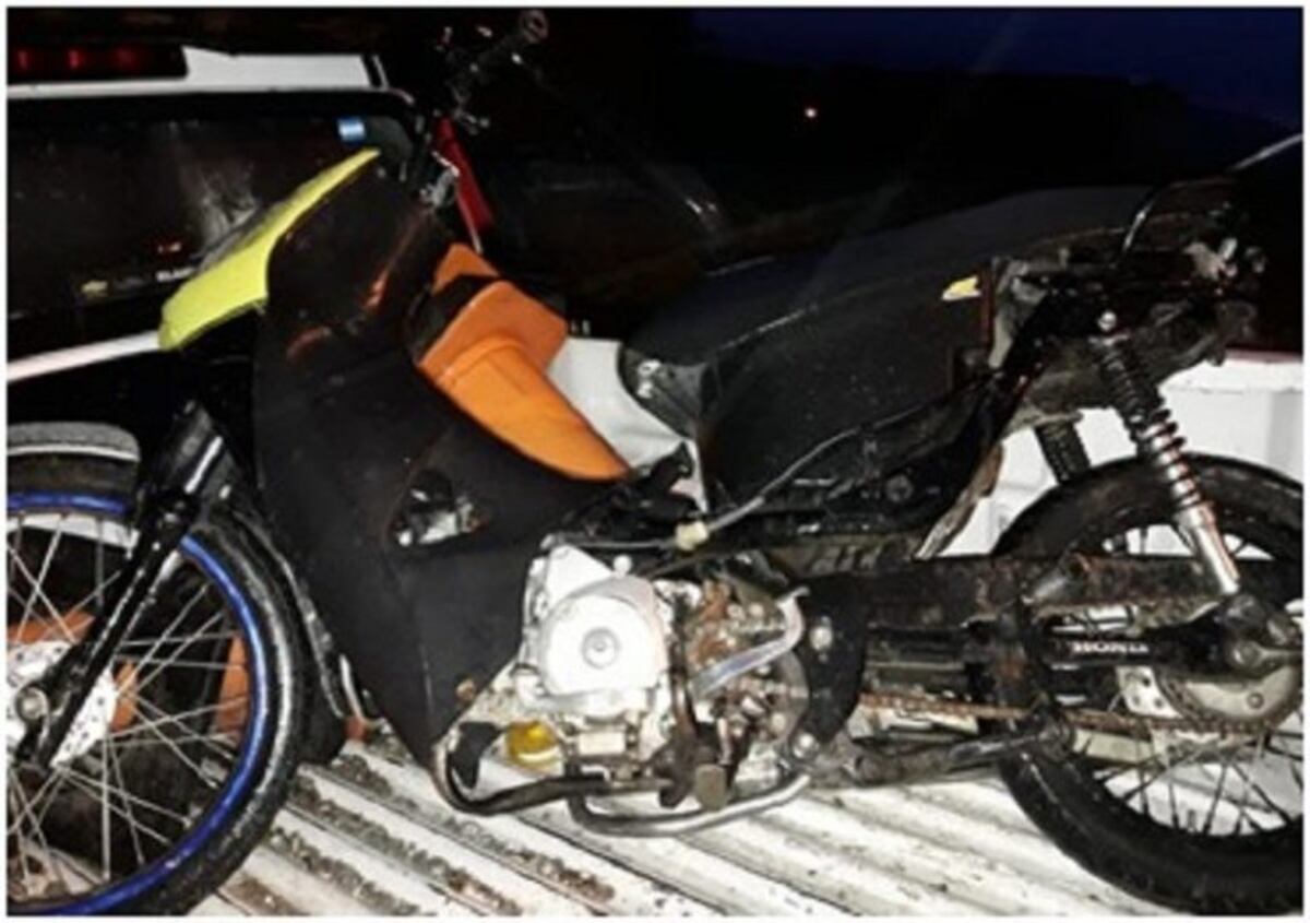 Malagueño: Secuestraron una moto robada que conducían dos menores