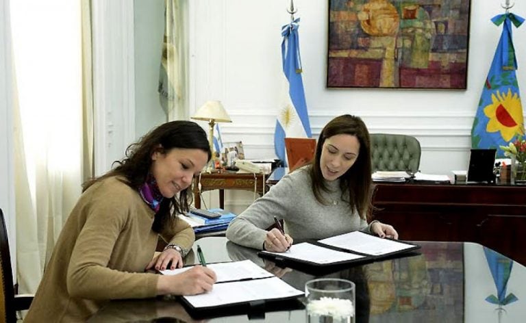 Carolina Staney y María Eugenia Vidal.