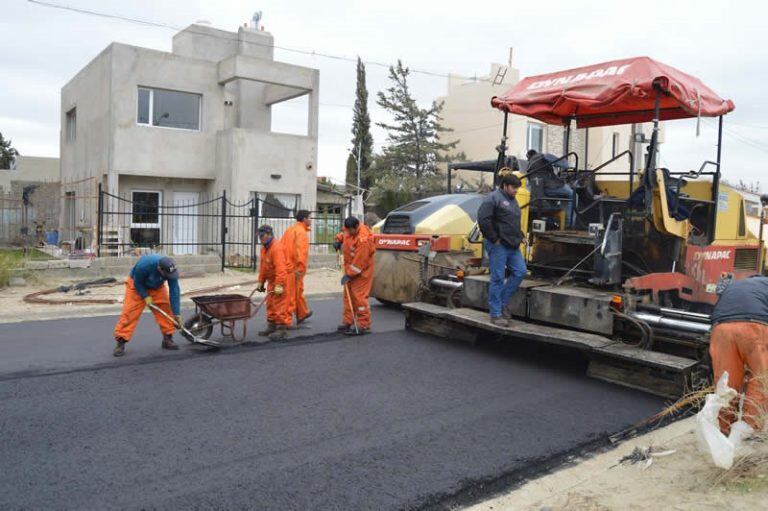 Obras en Rada Tilly