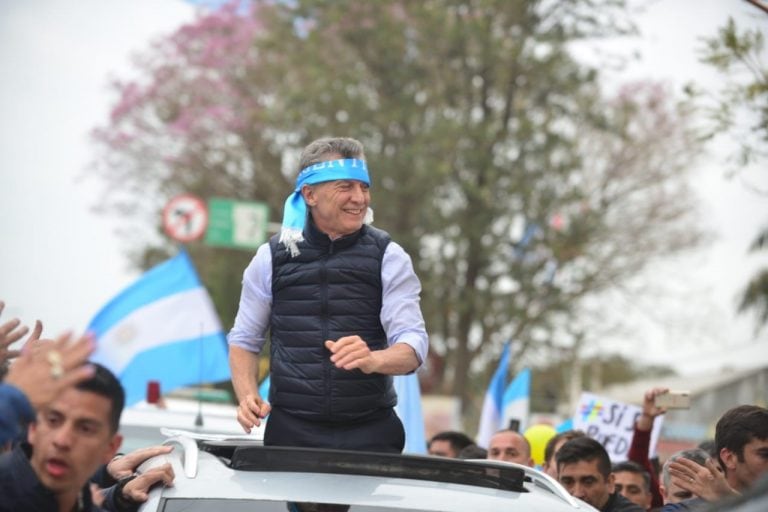 Macri en Río Primero.