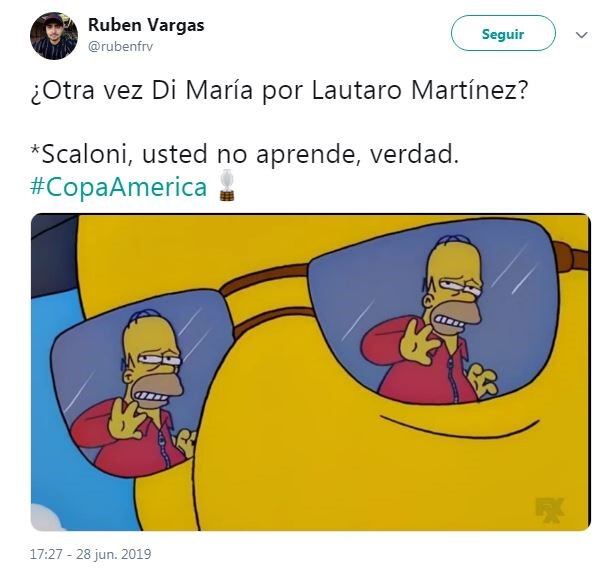 Meme tras la victoria de Argentina por 2-0 ante Venezuela