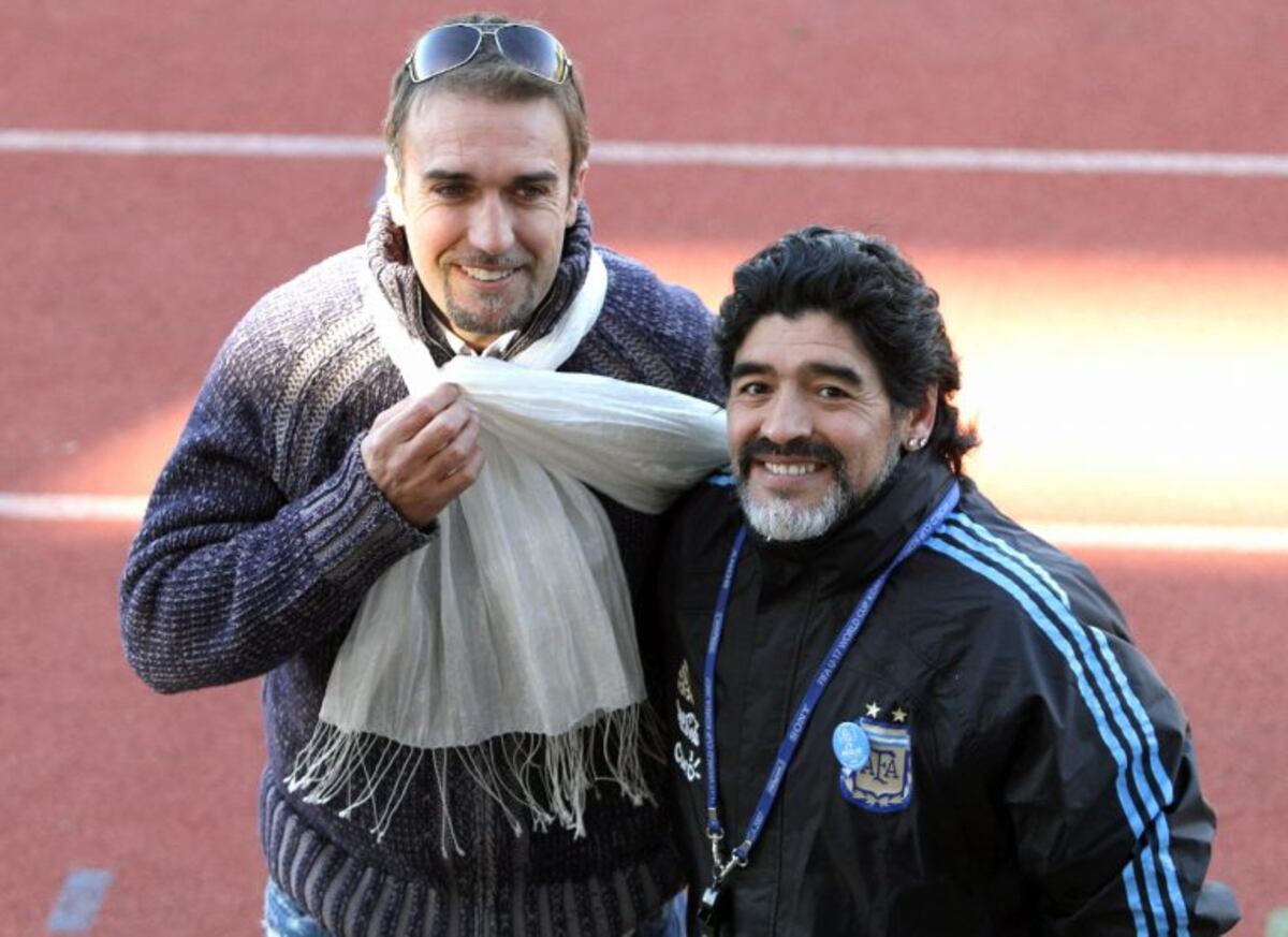 Batistuta confirmó que Maradona lo invitó a trabajar en Gimnasia de La Plata