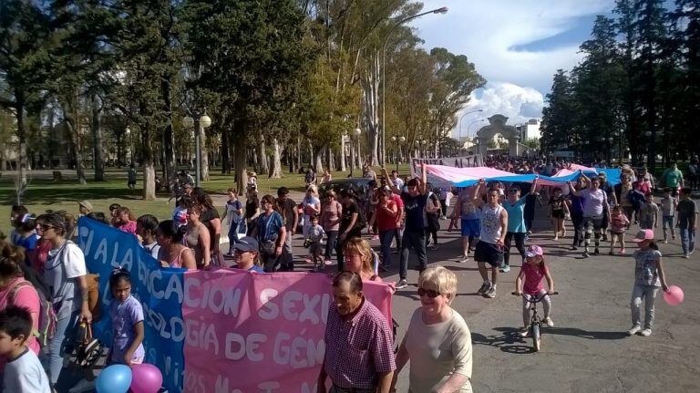 Marcha en contra de la Ideología de género