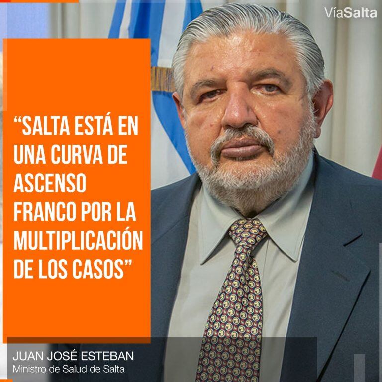 Juan José Esteban. Ministro de Salud de Salta.