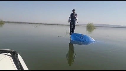 Tres pescadores pasaron 20 horas en el agua esperando ser rescatados. (Policía de Salta)