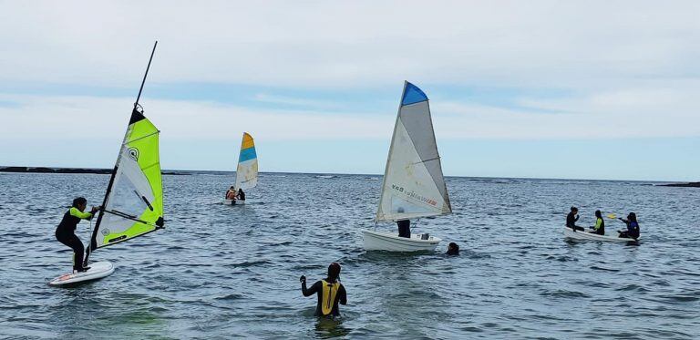 actividades en el mar de la fundacion cadace