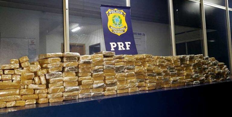 Atraparon a dos misioneros con casi 200 kilos de marihuana en Brasil. (Foto: Primera Edición)