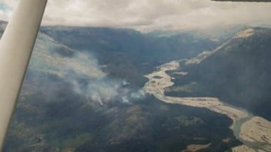 Incendio en El Turbio